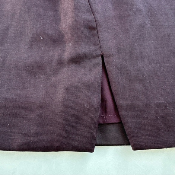 Gucci By Tom Ford Fall/Winter 1997 Burgundy Runway Skirt Size IT 46 - Picture 6 of 12